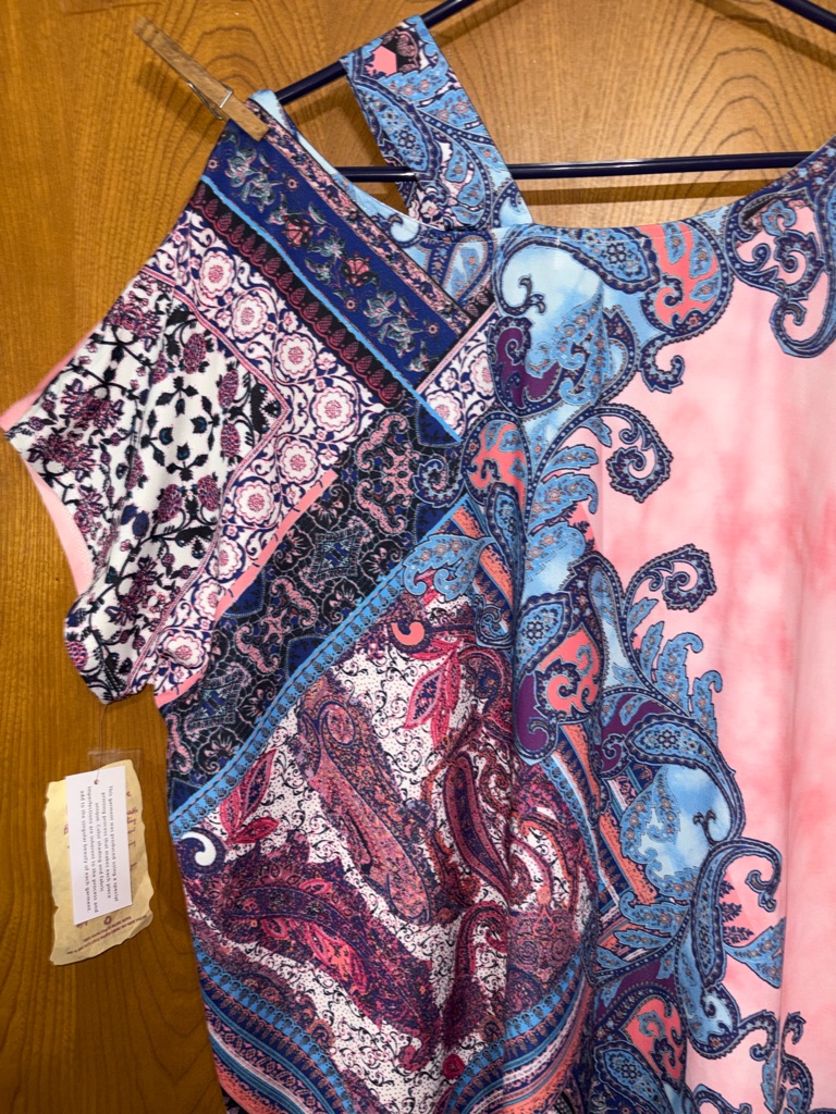 One World Pink Tie-Dye Tunic Oversized — image 6 of 7